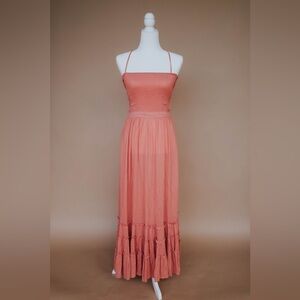 Boho Pink Maxi Dress